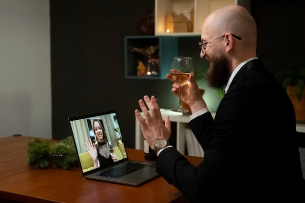 A US manager holding a one-on-one virtual meeting with a team member, showcasing attentive listening and empathetic communication.