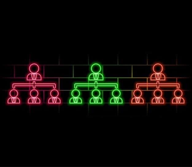 A flowchart illustrating the RACI matrix (Responsible, Accountable, Consulted, Informed) for a project, showing how roles are distributed among team members.