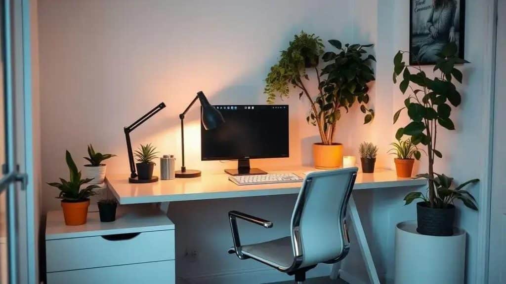 Ergonomic desk setup for small apartments: maximize comfort