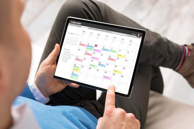 A digital habit tracker with multiple habits stacked throughout the day, visually showcasing the linking of different activities into a productive routine.