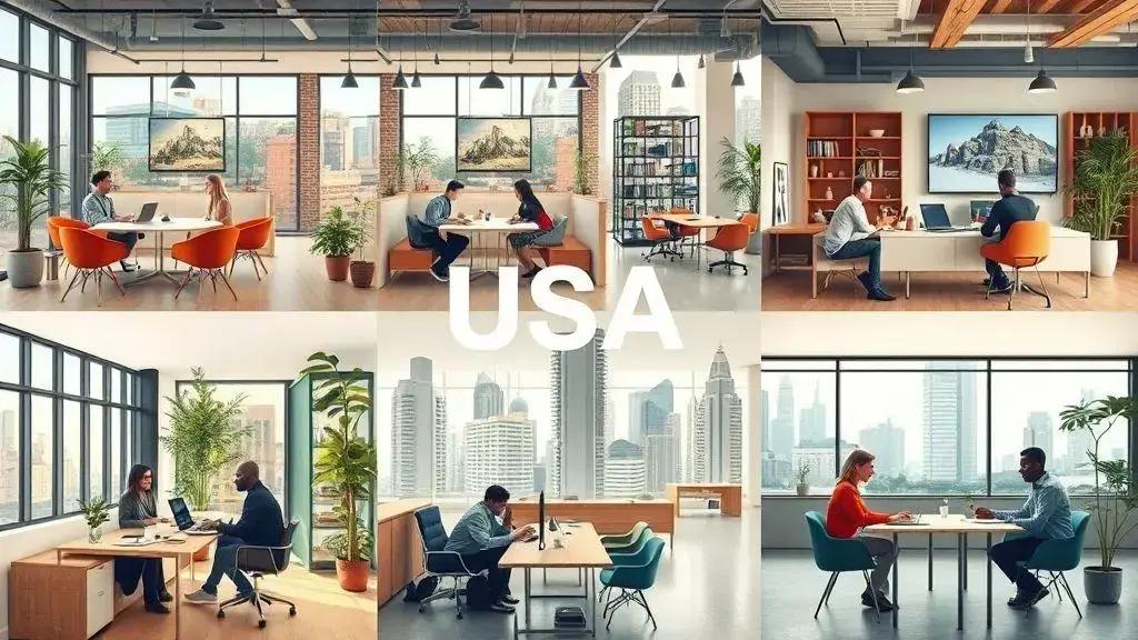Popular coworking spaces across the USA Popular coworking spaces across the USA