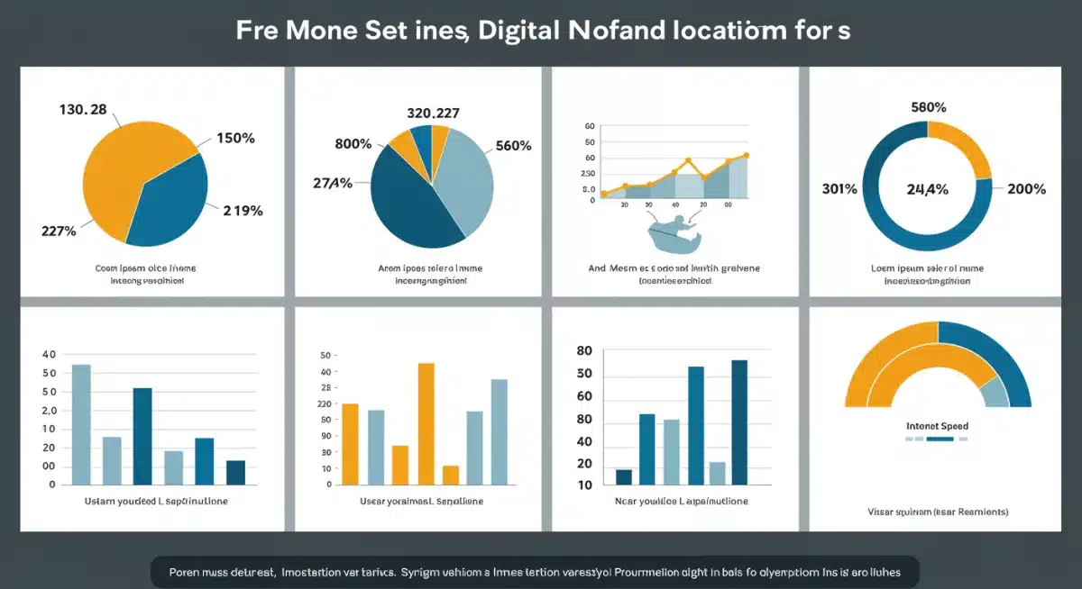 Infographic comparing cost of living, internet, and visa for digital nomad locations