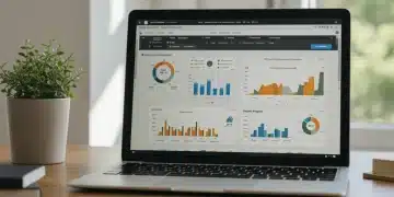 Modern time-tracking software dashboard showing billable hours and productivity metrics.