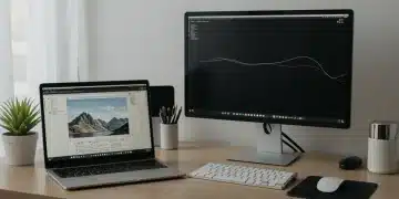 Organized digital workspace for deep work productivity