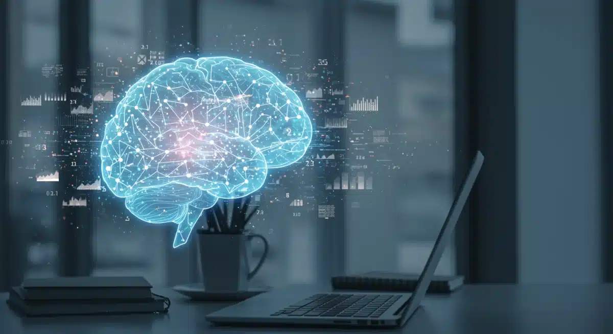 Brain pathways illustrating enhanced focus and cognitive function