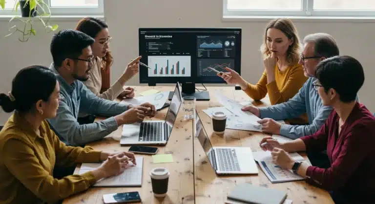 Freelancers discussing financial planning strategies for 2026 income growth under SECURE Act 2.0