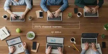 US remote workers achieving productivity goals in Q1 2025