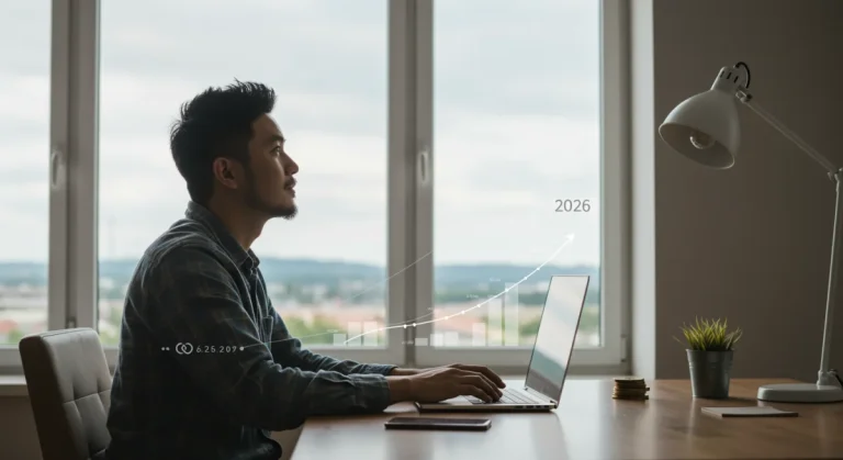 Freelancer confidently planning retirement for 2026 with Solo 401k