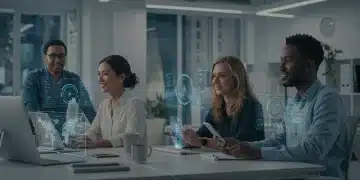 Remote team collaborating with advanced productivity software in 2026