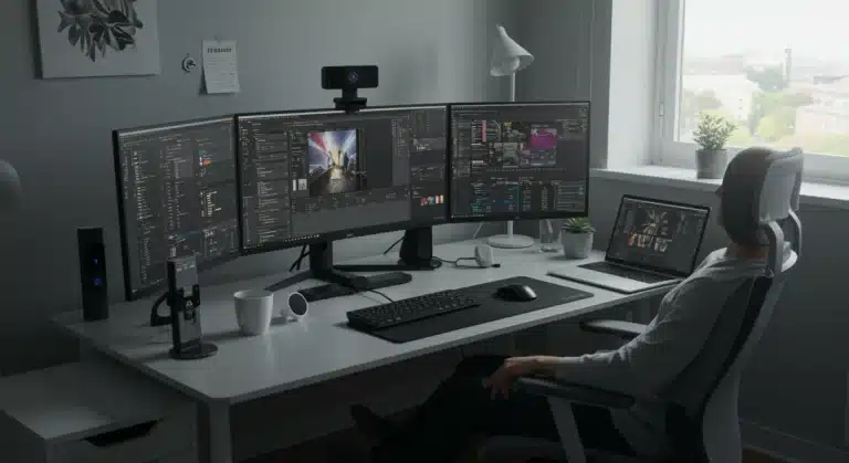 Optimized remote workspace with advanced hardware and software tools in 2026