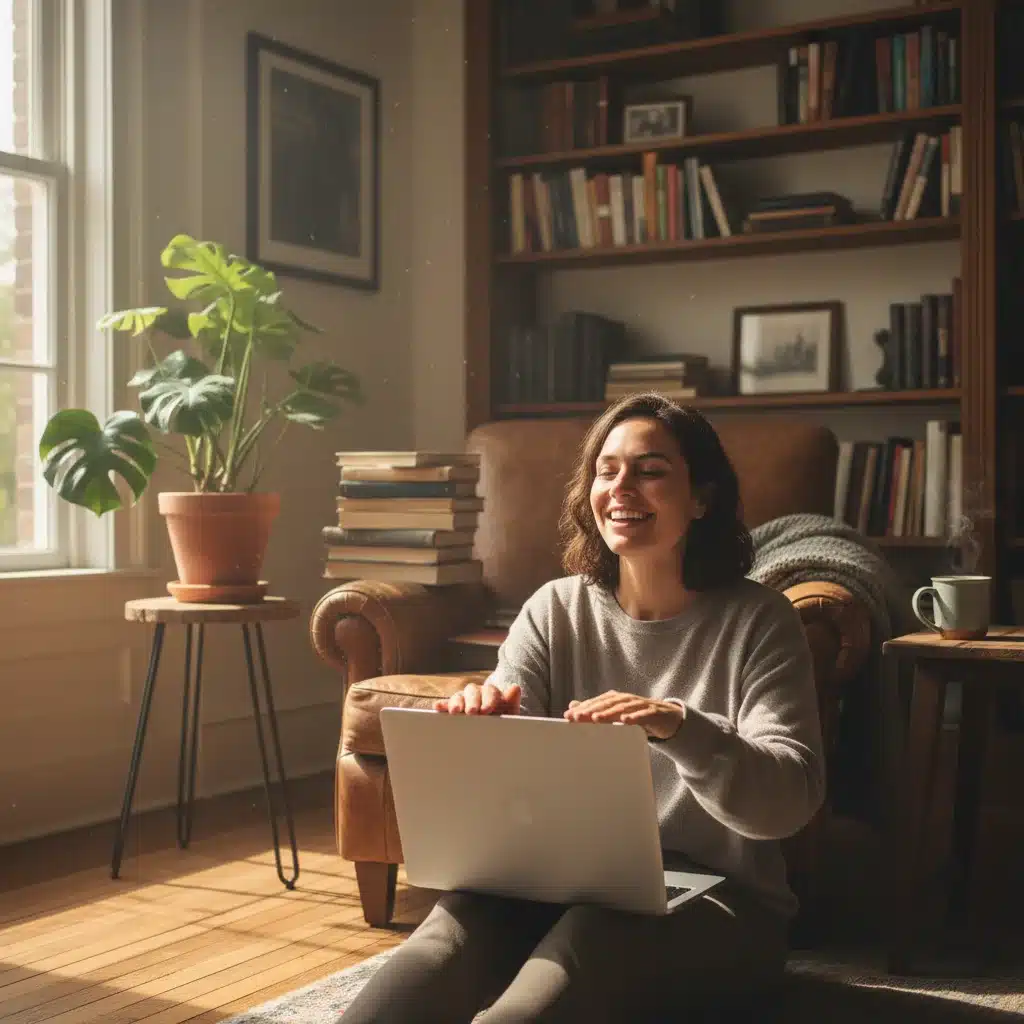 Person closing laptop, symbolizing digital detox and reclaimed personal time