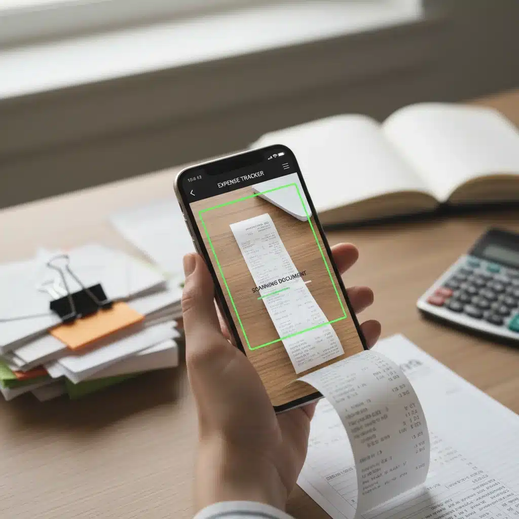 Digital record keeping for freelancer business expenses