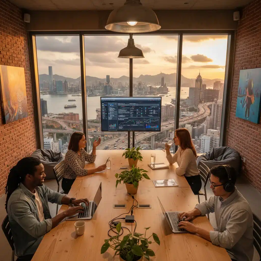 US digital nomads working globally with seamless connectivity solutions