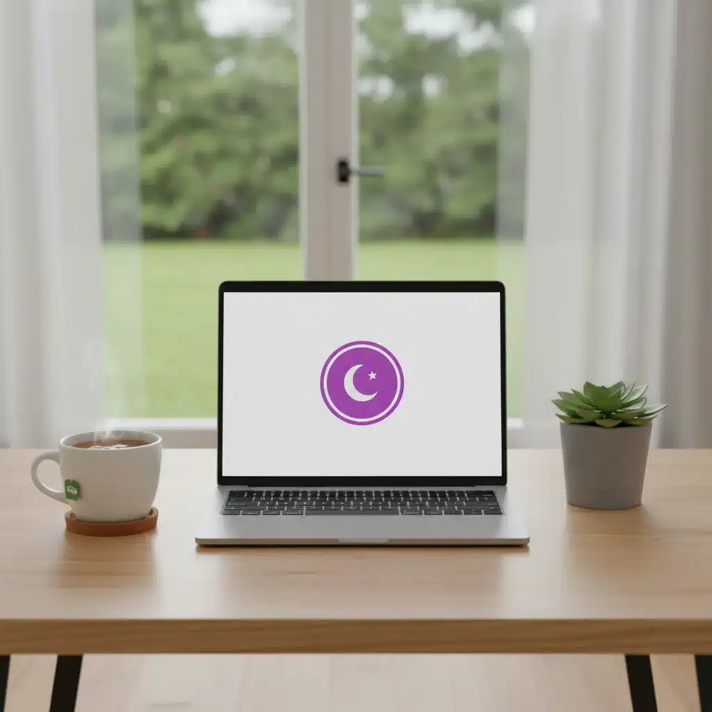 Minimalist workspace promoting uninterrupted focus and digital detox for deep work.
