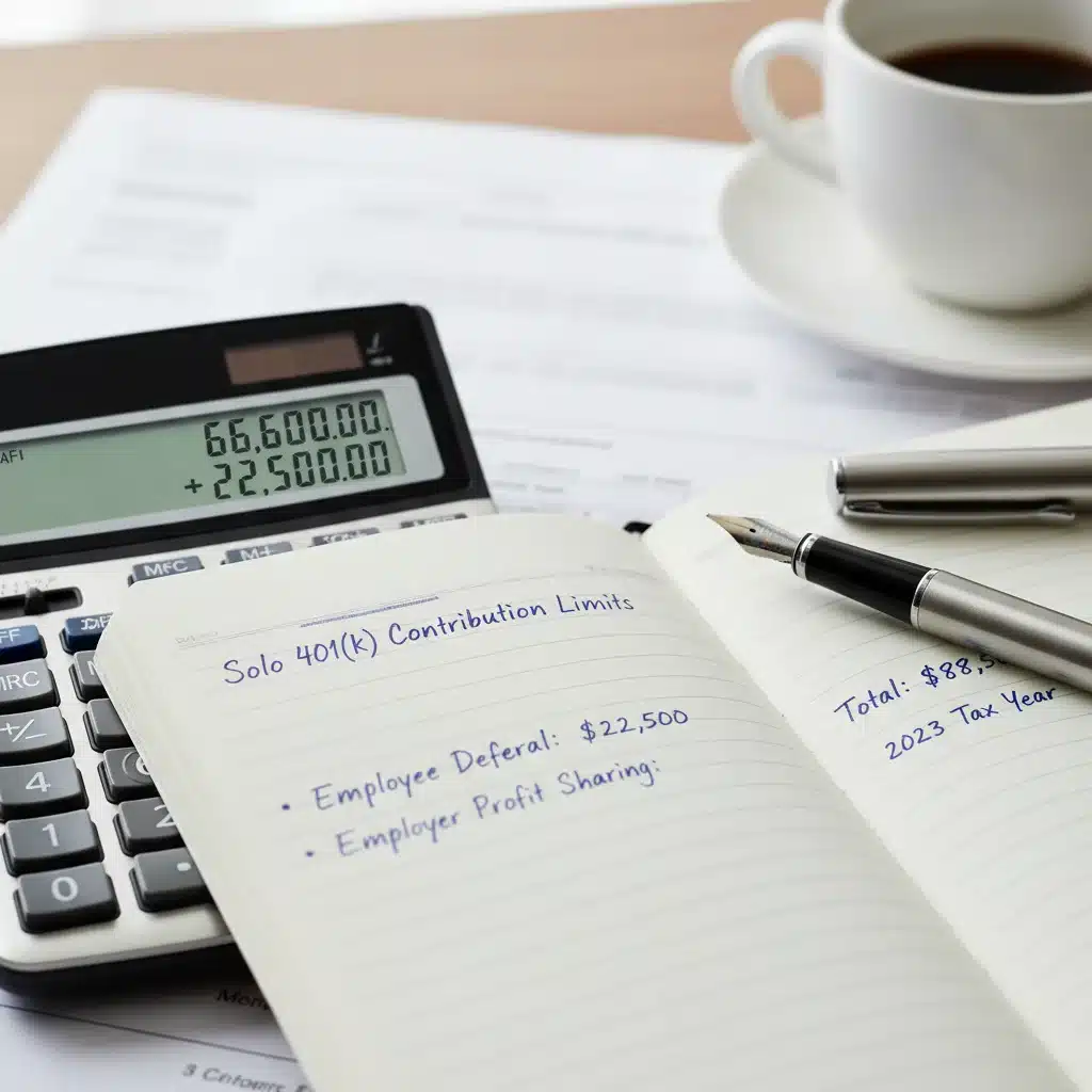 Calculating Solo 401(k) contribution limits and strategies