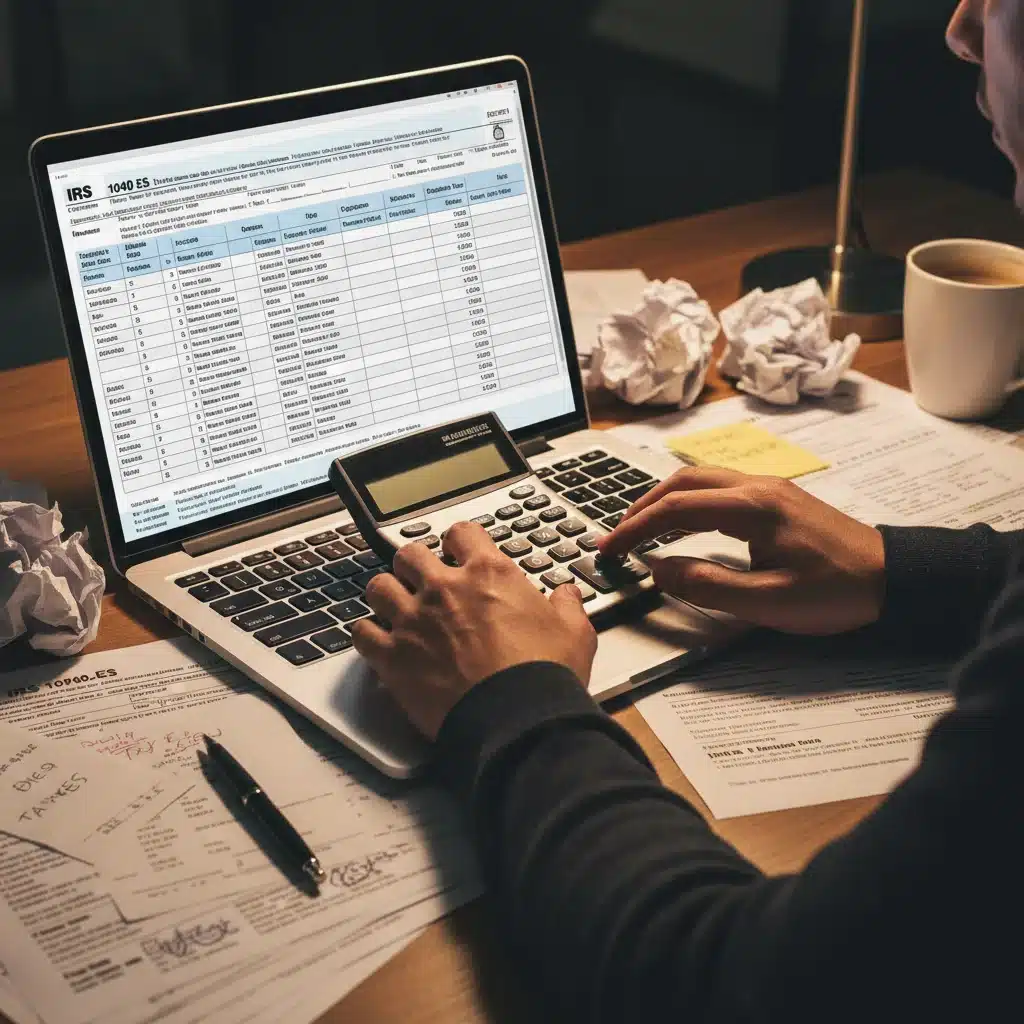 Calculating estimated tax payments for self-employed income
