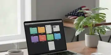 Master Digital Clutter: Top File Management Tools for Remote Workers in 2026 Organized remote worker desk with laptop showing file management software