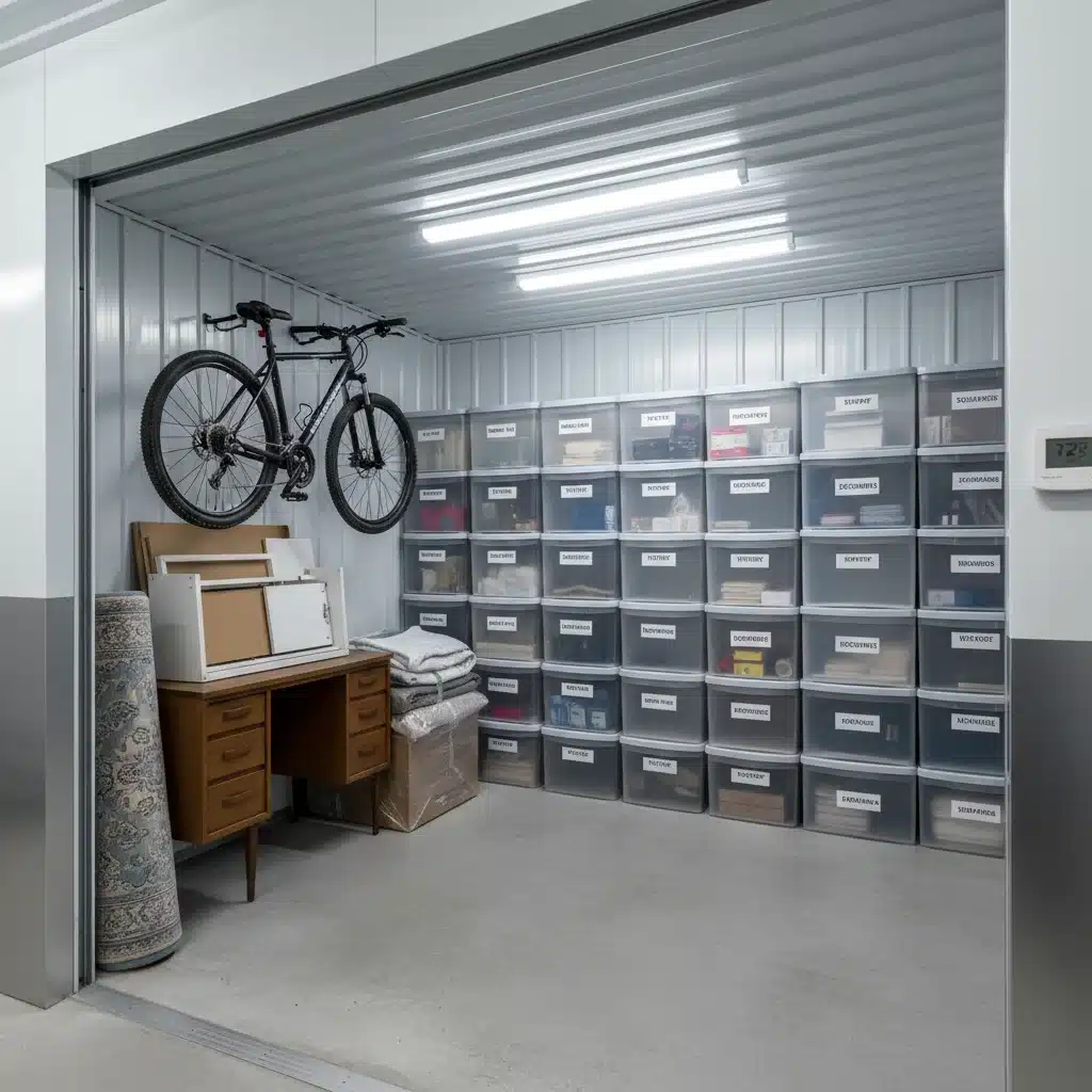 Organized climate-controlled storage unit for nomadic travelers.