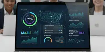 Top 4 Analytics Dashboards for Remote Productivity in US Companies 2026 Data analytics dashboard showing remote team productivity metrics for US companies