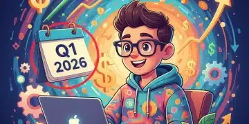 Freelancer achieving Q1 2026 income growth with strategic planning