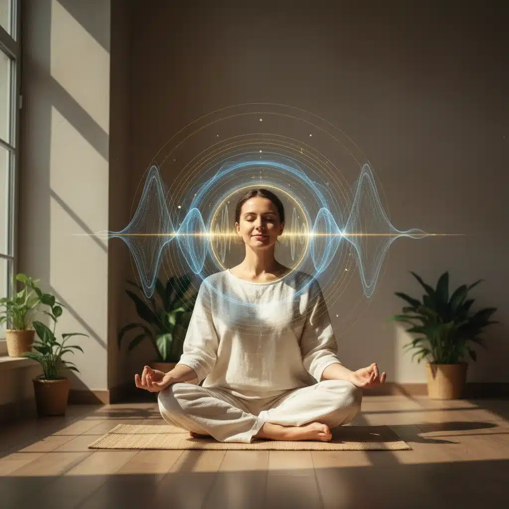 Person meditating for mental clarity and focus