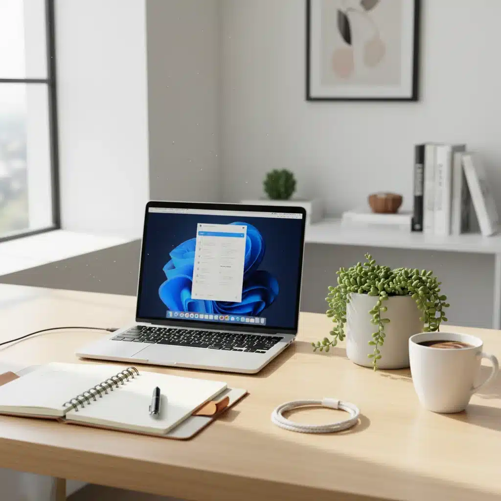 Organized and ready work environment for enhanced focus