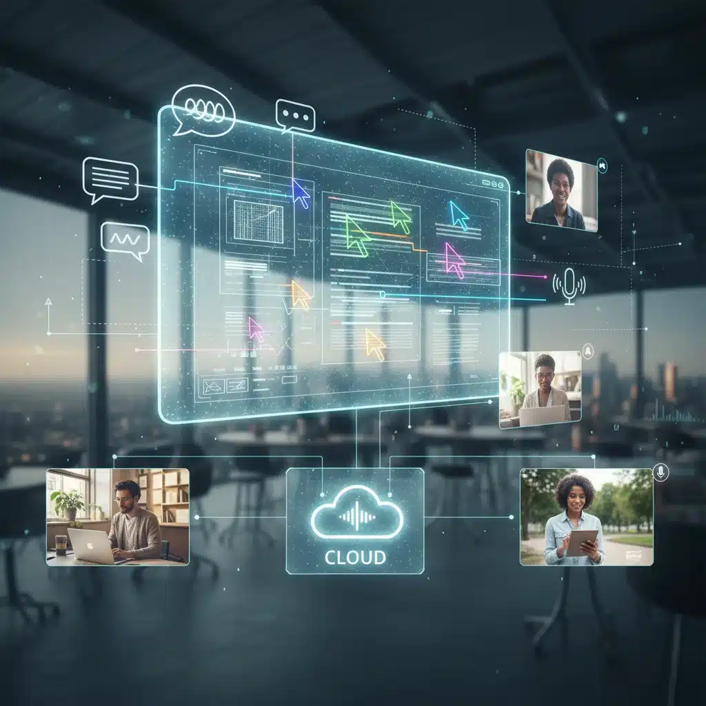 Team collaboration and file sharing via cloud platforms